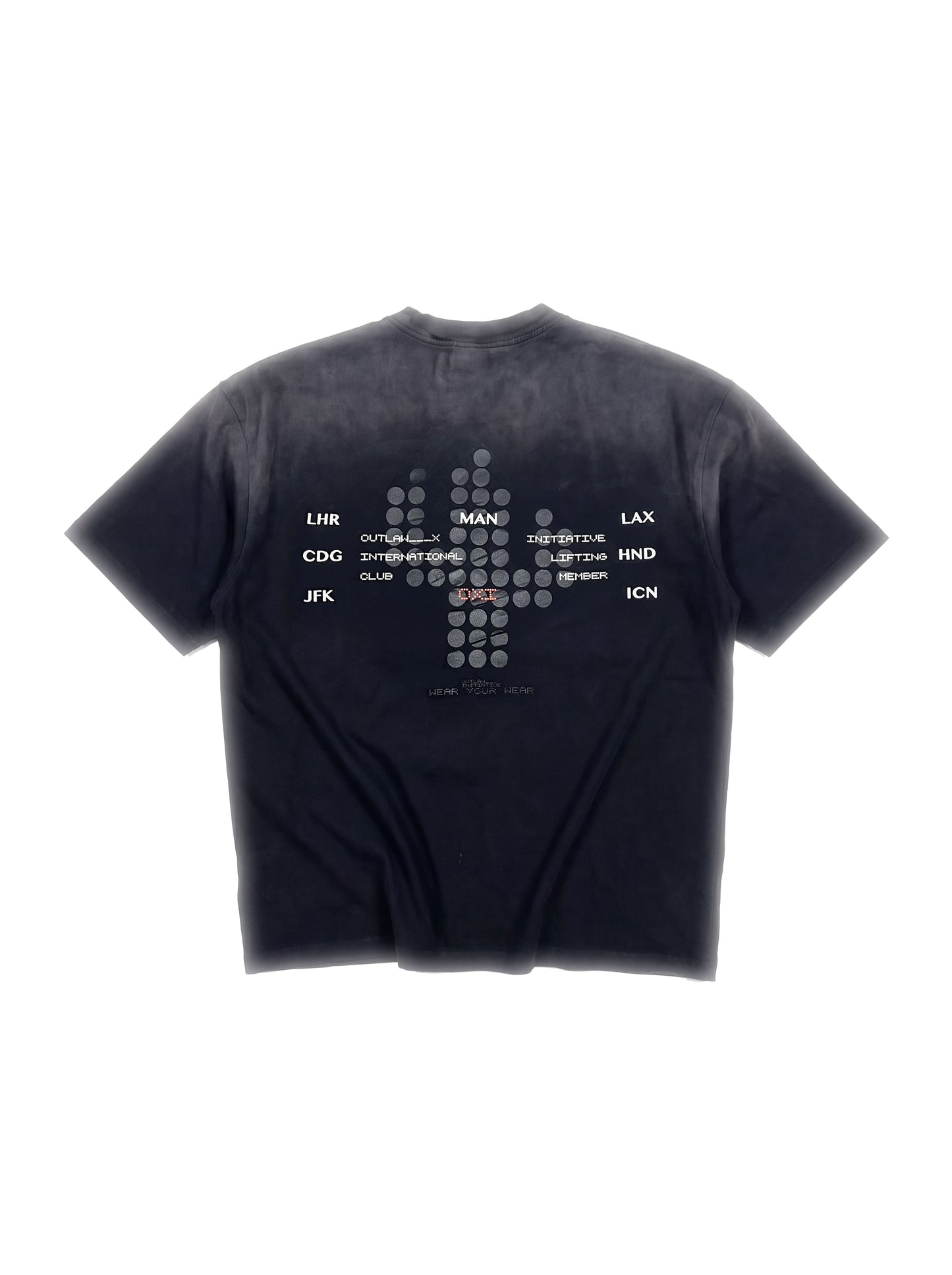 OXI Sun Fade T-shirt Black